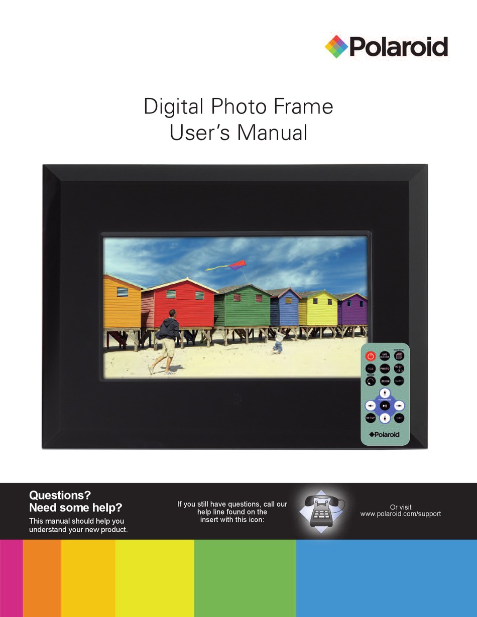 POLAROID DIGITAL PHOTO FRAME USER MANUAL Pdf Download ManualsLib