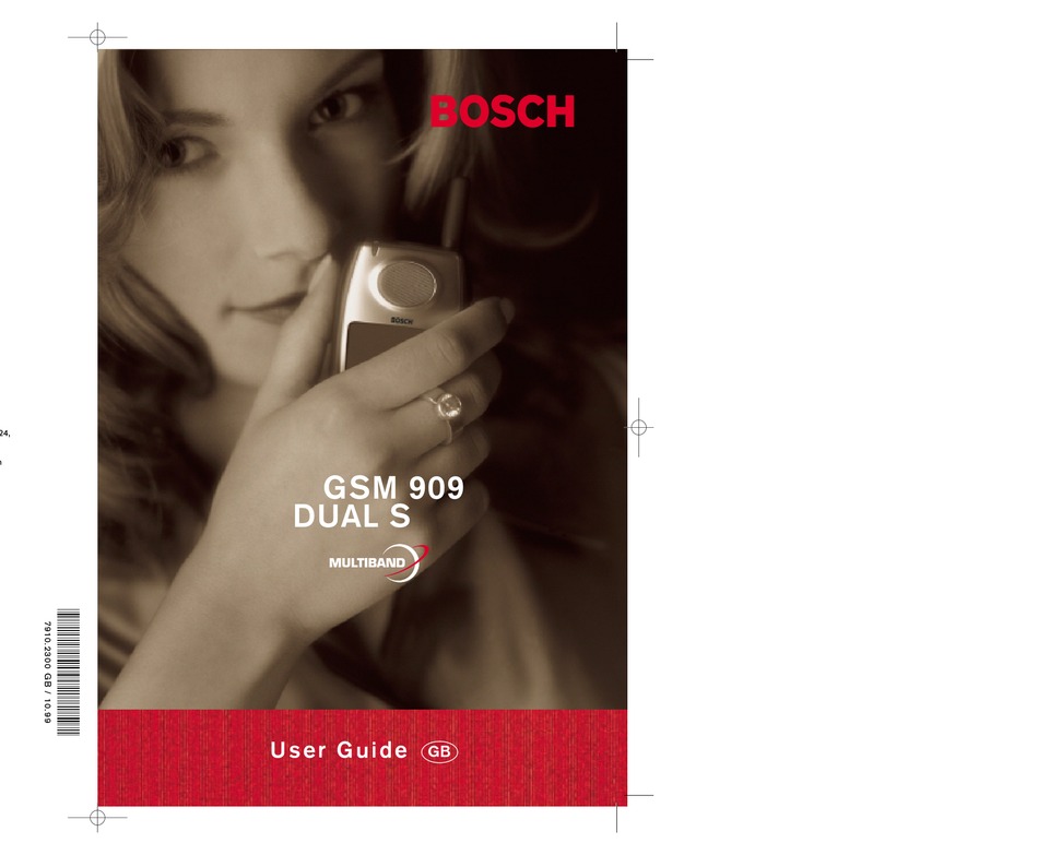 BOSCH GSM 909 DUAL S USER MANUAL Pdf Download | ManualsLib