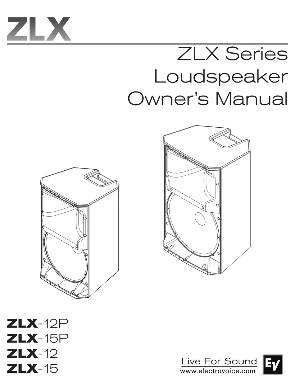 ev zlx12p manual