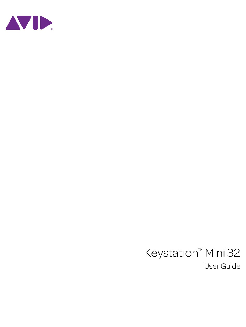 M Audio Keystation Mini 32 User Manual Pdf Download Manualslib