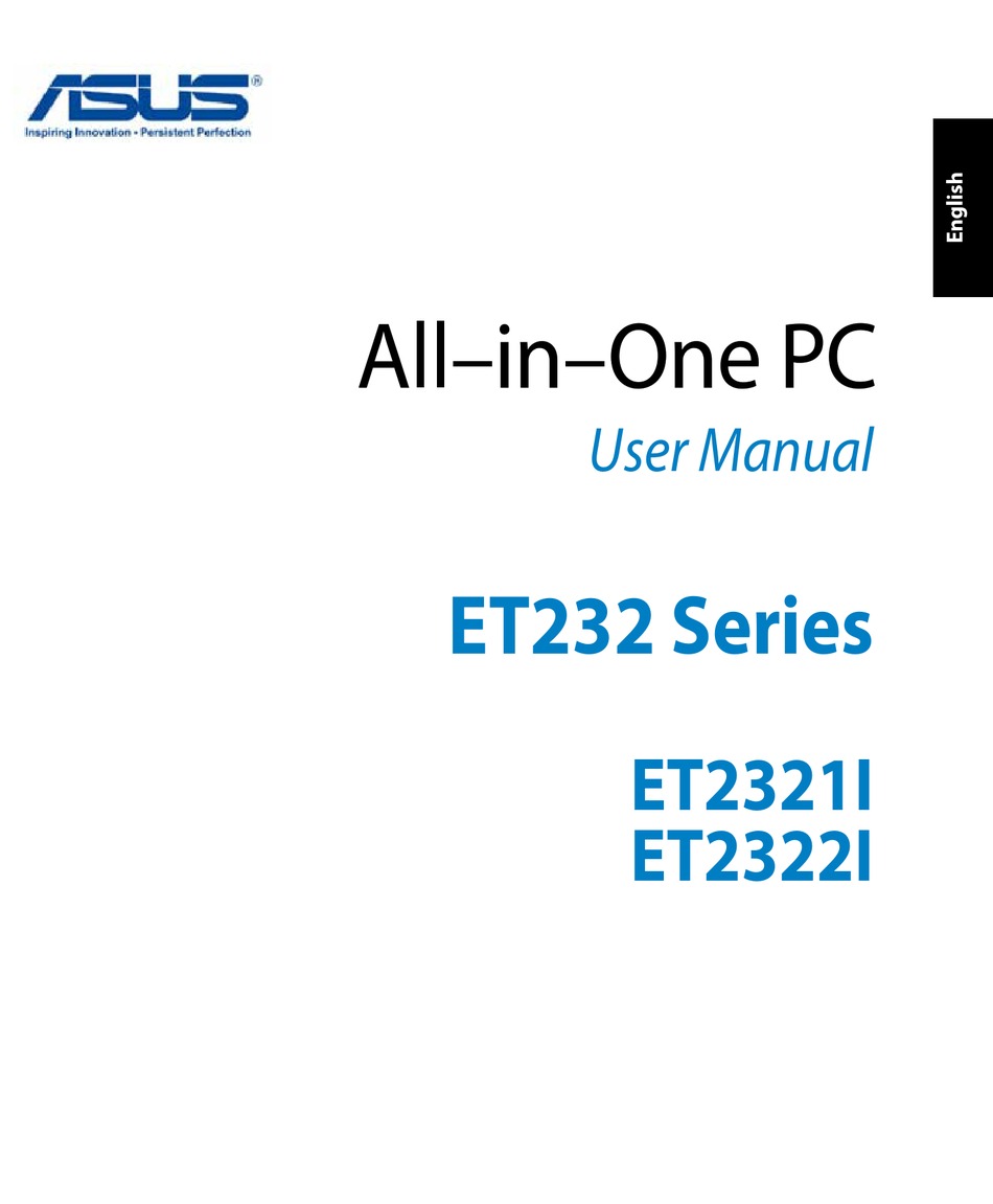 ASUS ET232 SERIES USER MANUAL Pdf Download | ManualsLib
