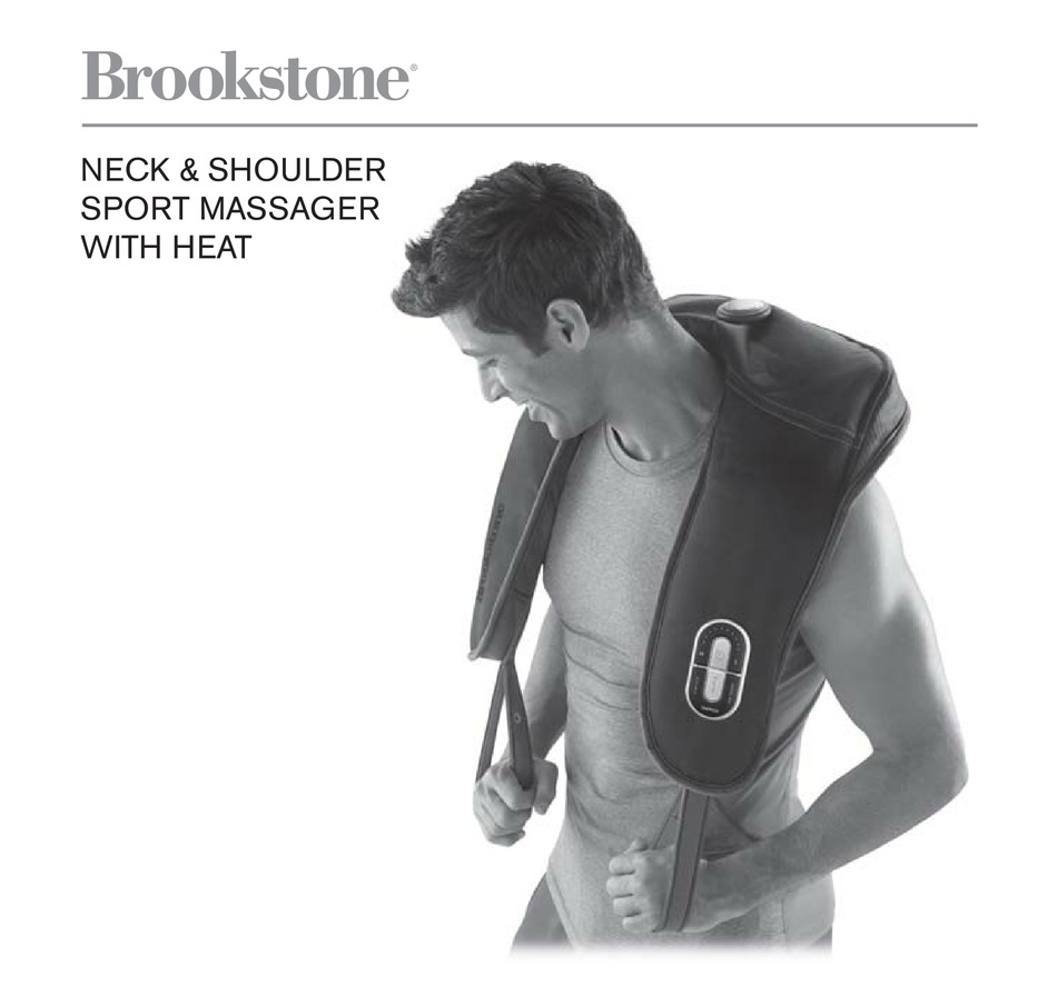 Brookstone Neck & Shoulder Sport Massager w/ Heat