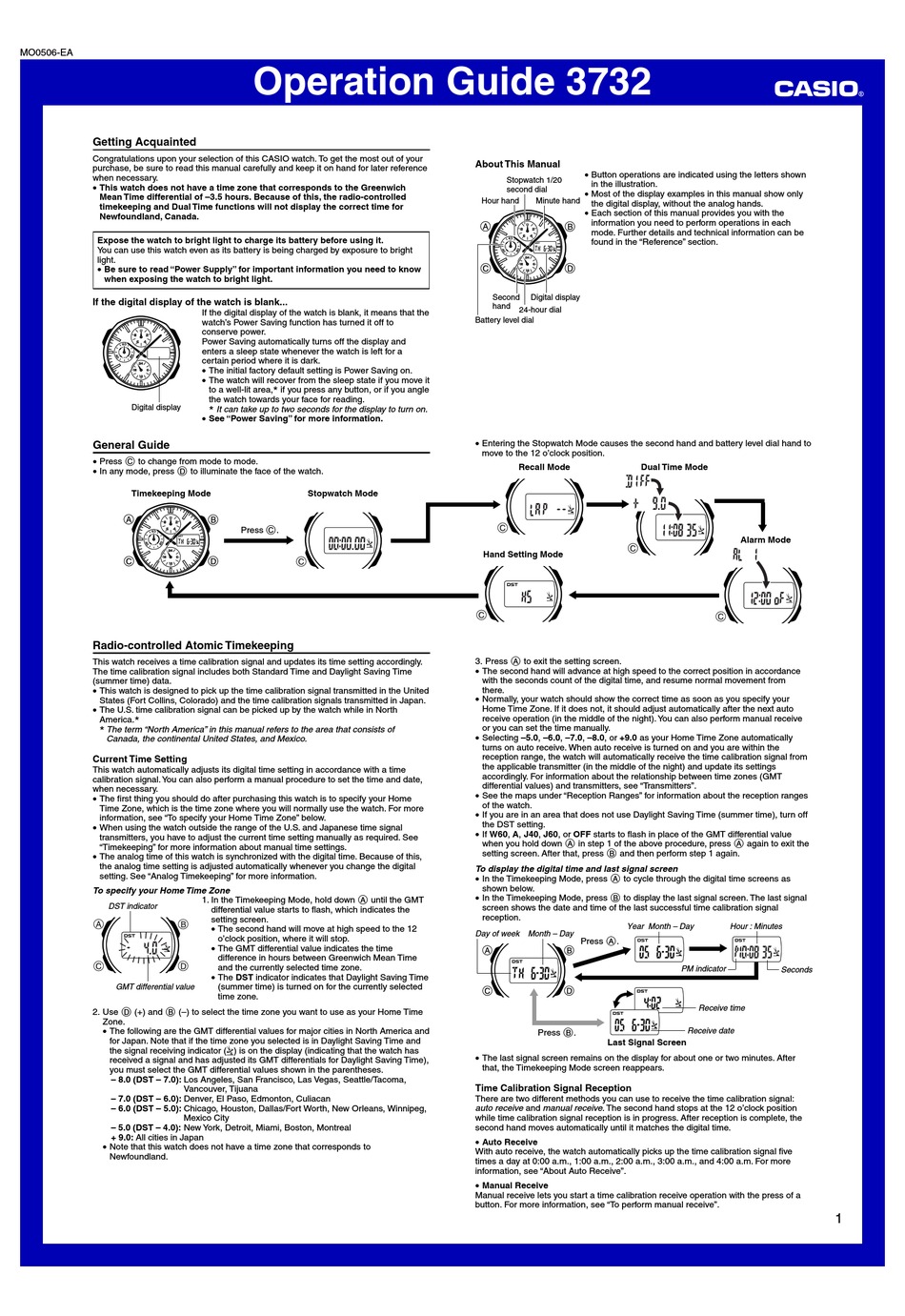 Casio 3732 Operation Manual Pdf Download Manualslib