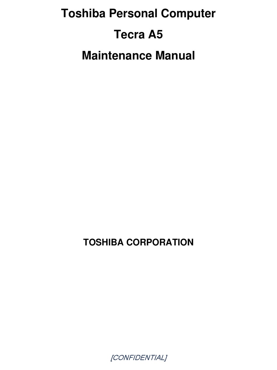 Drivers Toshiba Tecra A5-Sp559 Windows 7