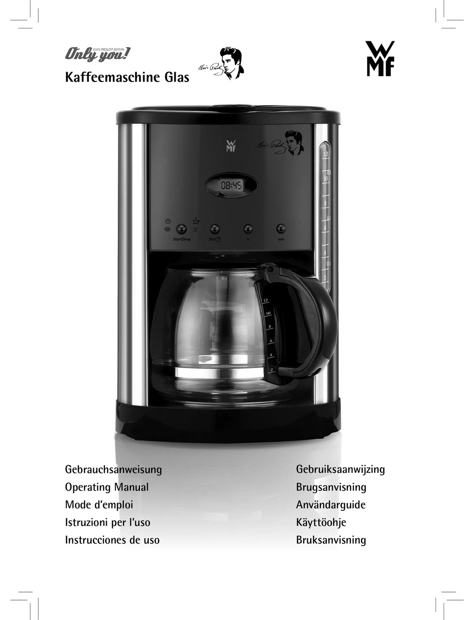 WMF COFFEE MAKER GEBRAUCHSANWEISUNG Pdf Download ManualsLib
