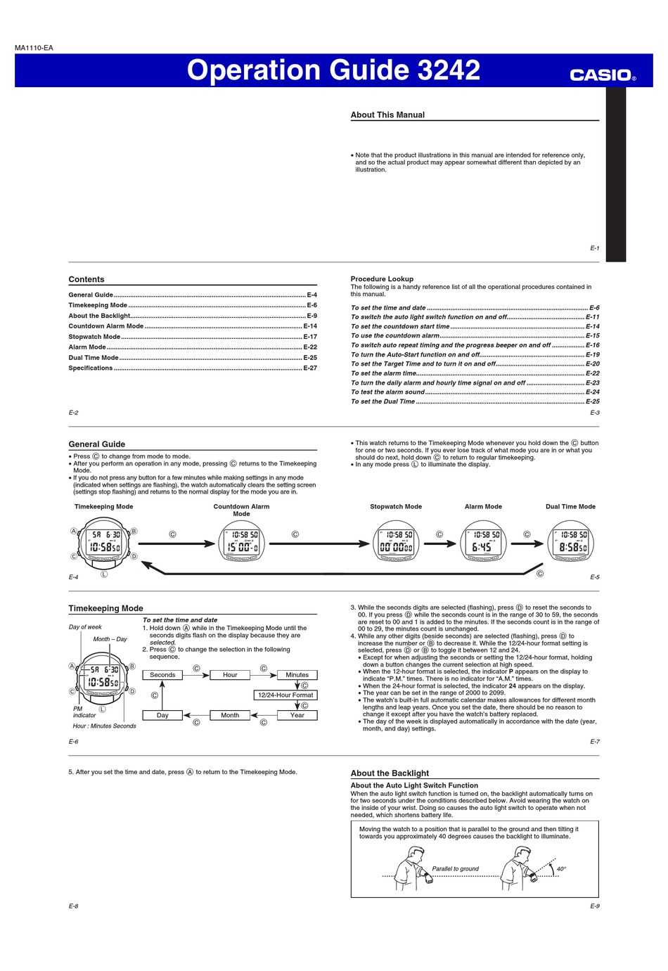 casio 5540 manual