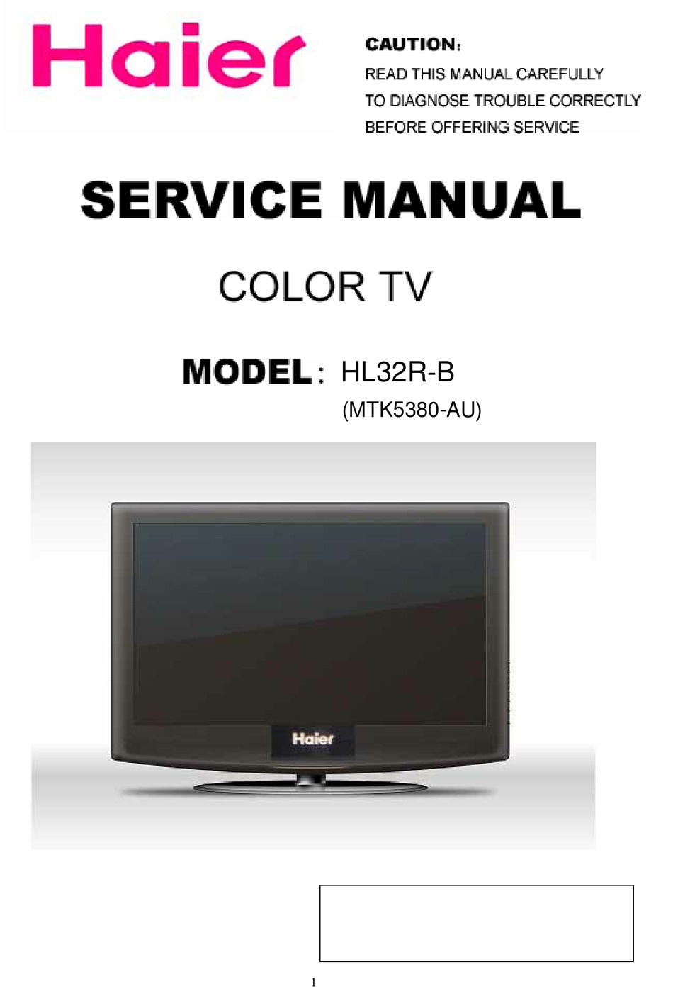 Haier TV no sound : r/crt