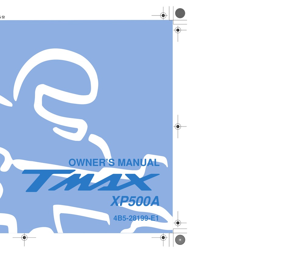 YAMAHA TMax XP500 XP500A Uso e Manutenzione Italienisch Bedienungsanleitung 2014 
