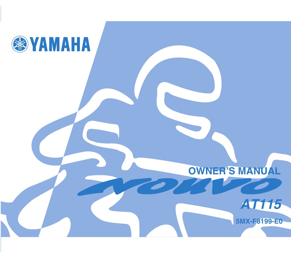 Yamaha Nouvo At115 Owner S Manual Pdf