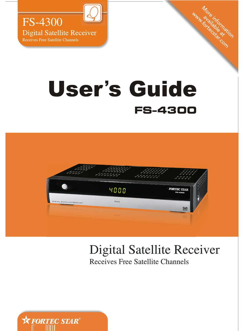 Fortec Star Fs 4300 User Manual Pdf Download Manualslib Fortec Star Fs 4300 User Manual Pdf Download Manualslib