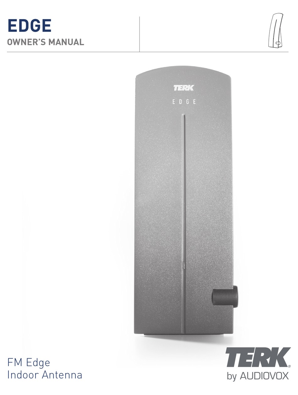 TERK TECHNOLOGIES FM EDGE OWNER'S MANUAL Pdf Download | ManualsLib