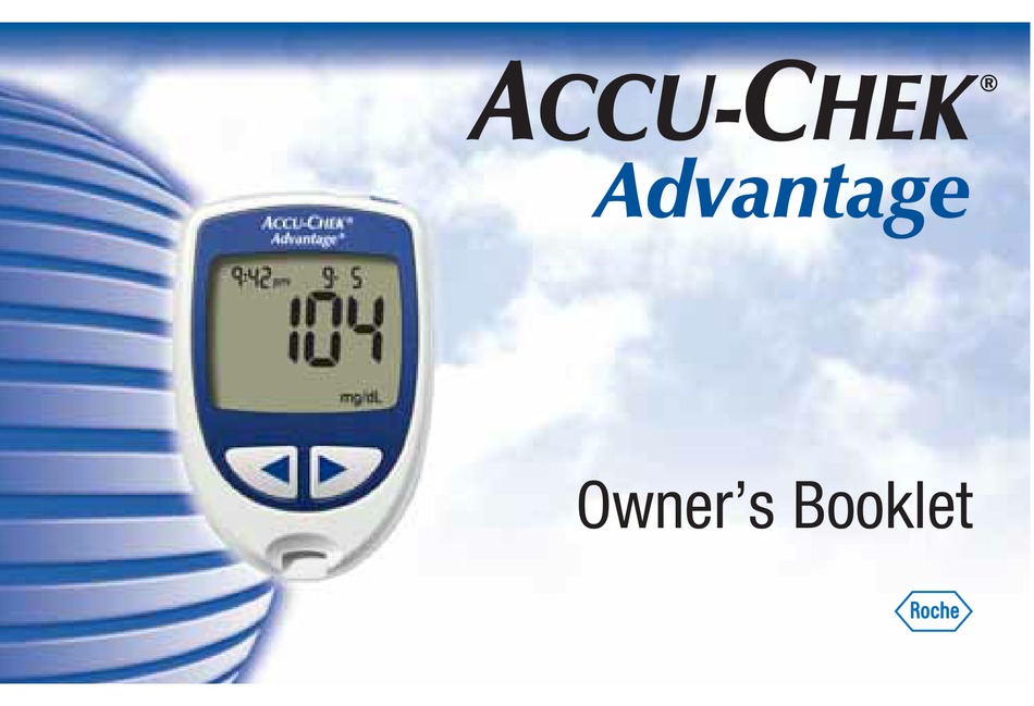 ACCU-CHEK ADVANTAGE OWNER'S BOOKLET Pdf Download | ManualsLib