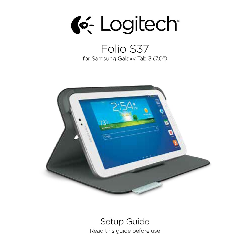 LOGITECH FOLIO S37 SETUP MANUAL Pdf Download ManualsLib
