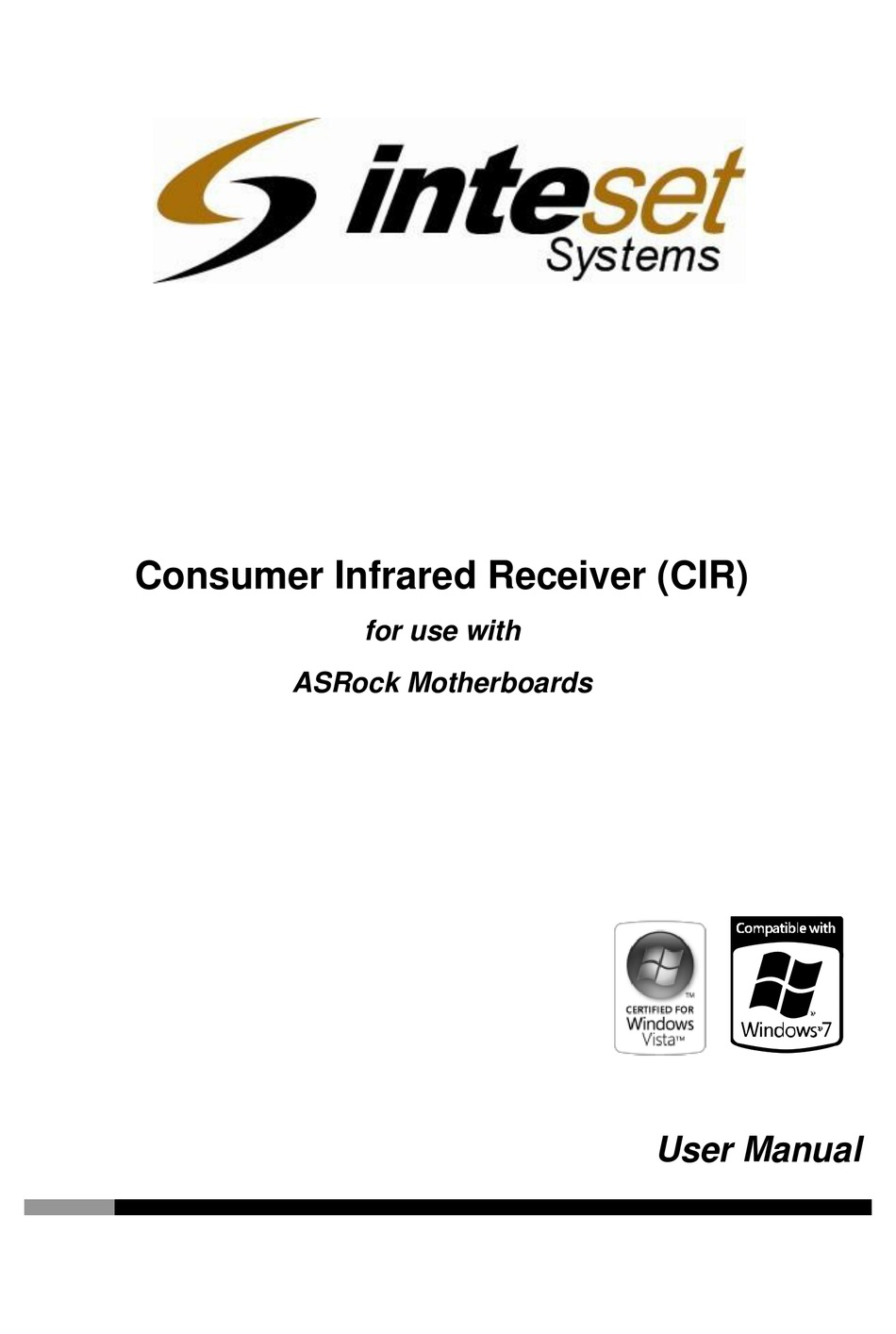 INTESET CONSUMER INFRARED RECEIVER USER MANUAL Pdf Download ManualsLib