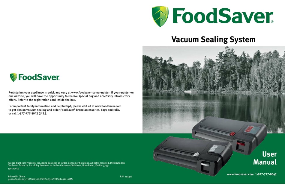 FOODSAVER VACUUM SEALING SYSTEM USER MANUAL Pdf Download ManualsLib