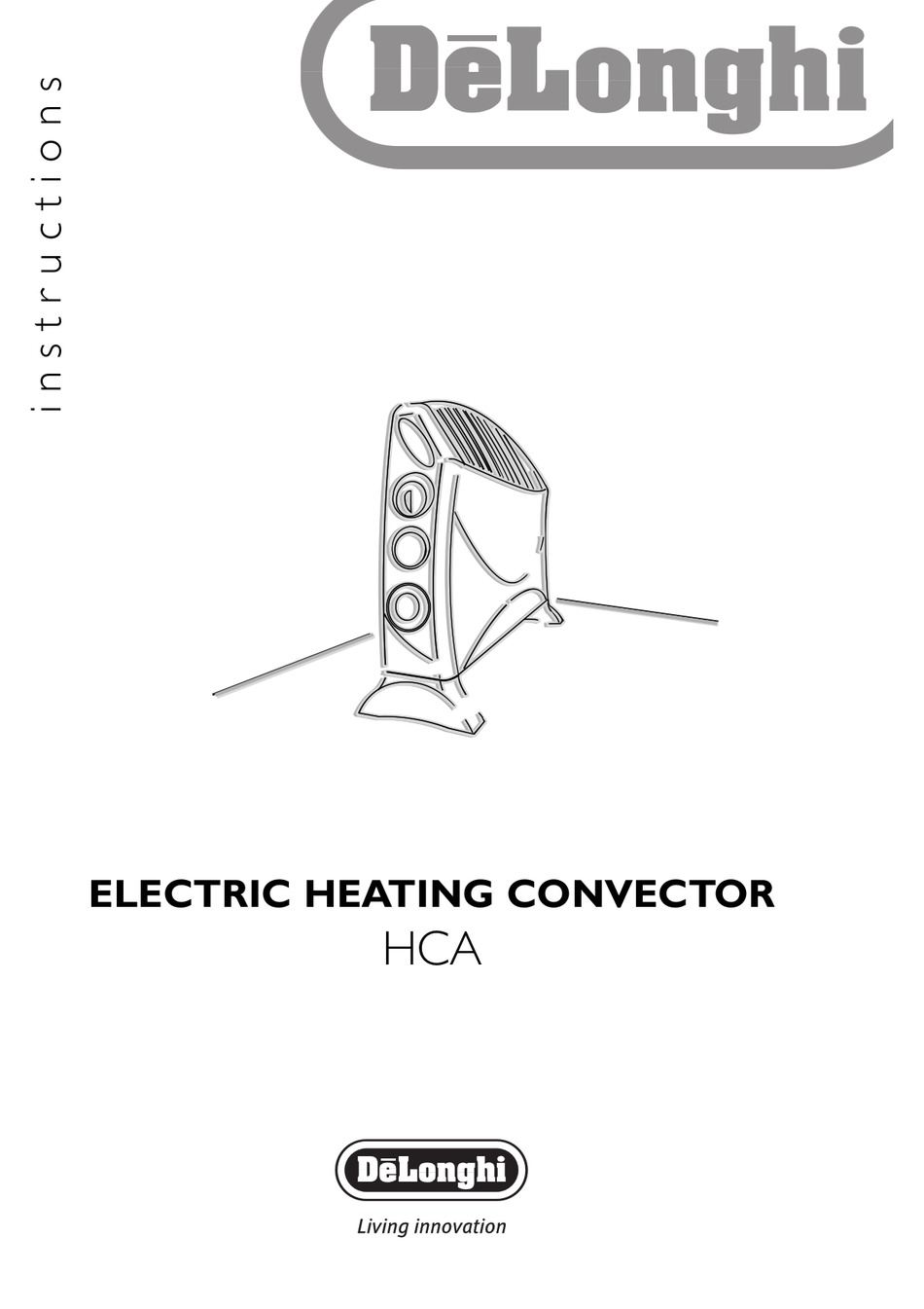 DELONGHI HCA INSTRUCTIONS MANUAL Pdf Download | ManualsLib