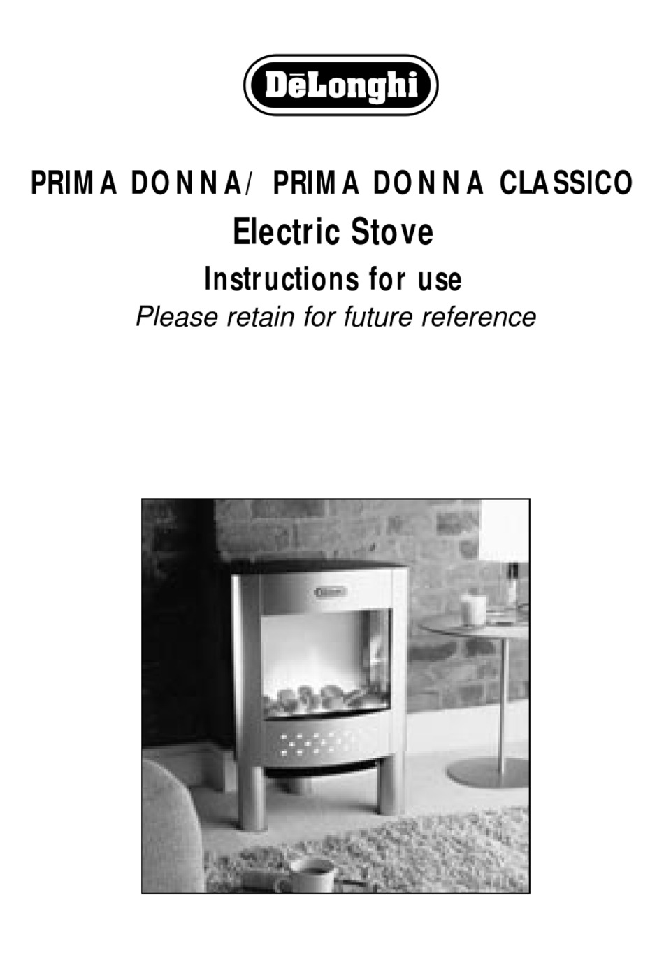 DELONGHI PRIMA DONNA INSTRUCTIONS FOR USE MANUAL Pdf Download