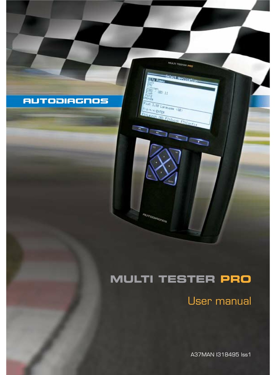 AUTODIAGNOS MULTI TESTER PRO USER MANUAL Pdf Download ManualsLib