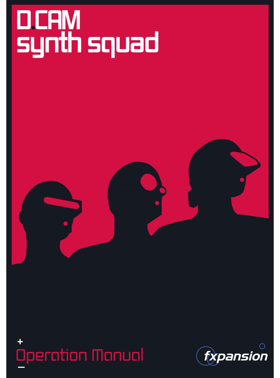 FXPANSION DCAM SYNTH SQUAD OPERATION MANUAL Pdf Download ManualsLib