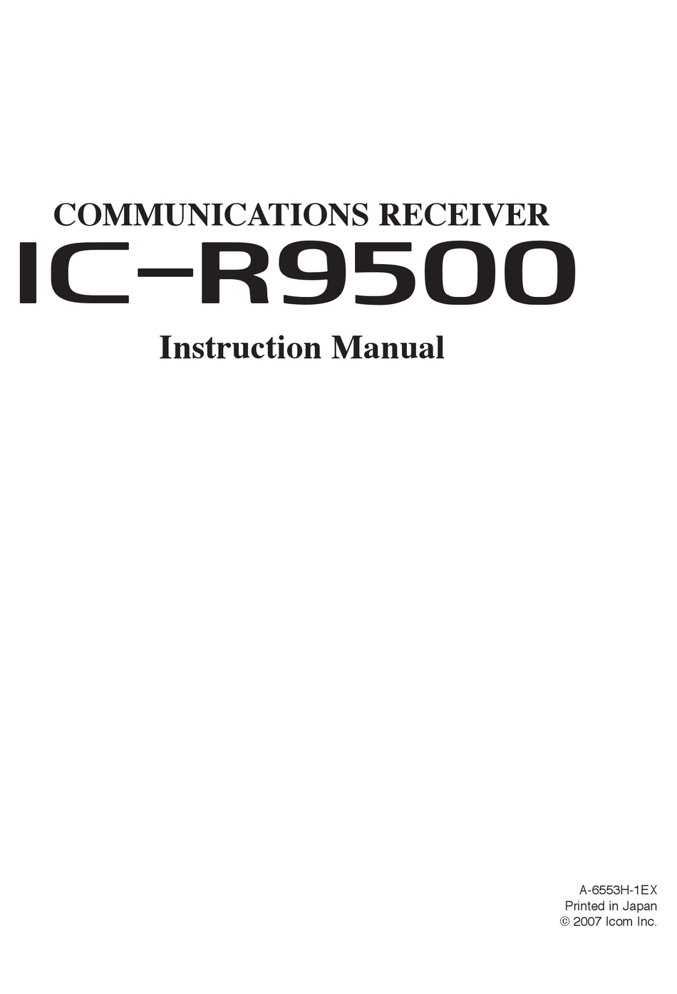icom ic-r6 poor signal