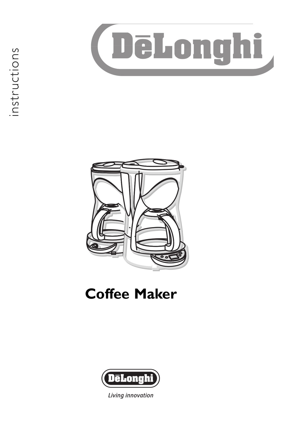 DELONGHI COFFEE MAKER INSTRUCTIONS MANUAL Pdf Download ManualsLib