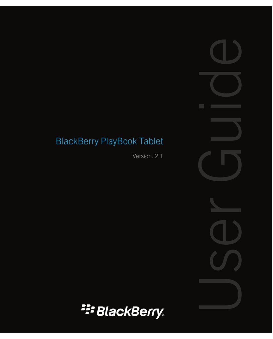 Blackberry Playbook User Manual Pdf Download Manualslib