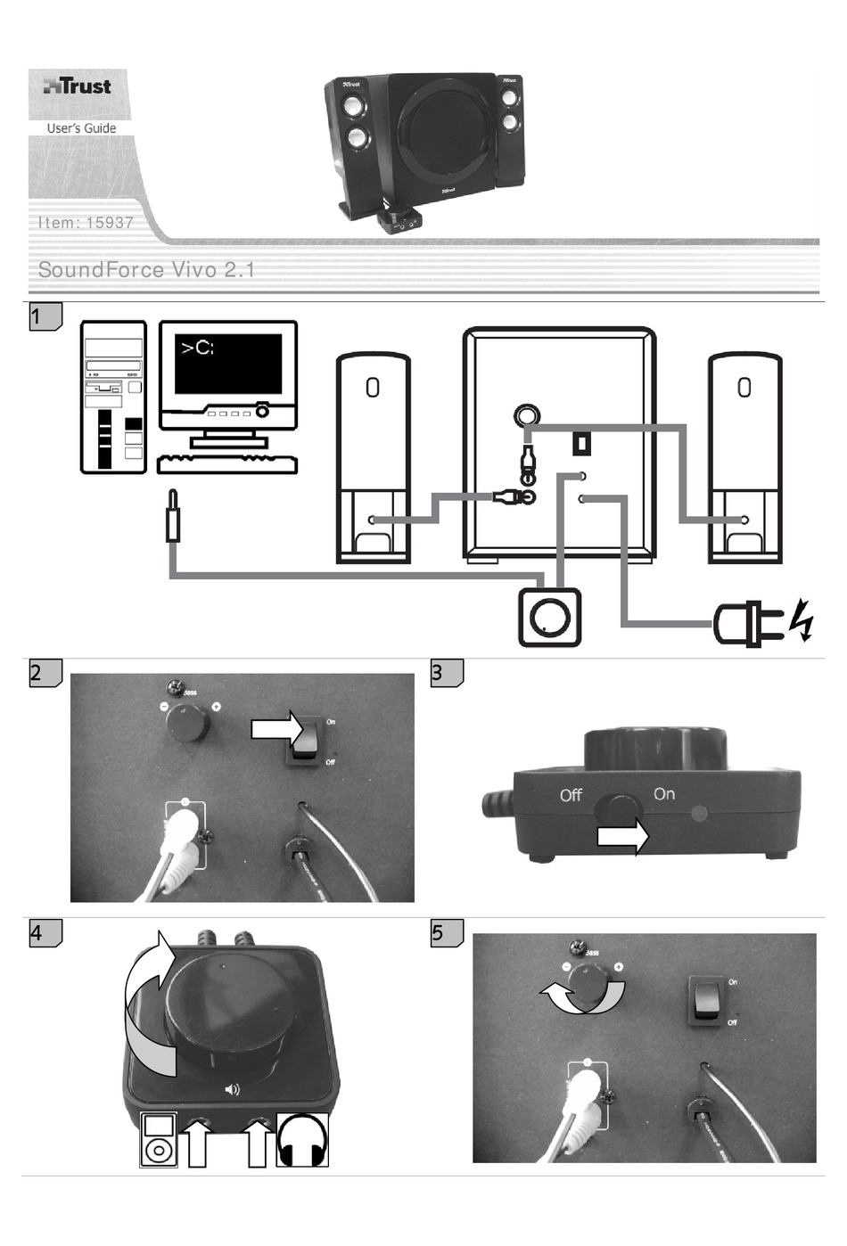 Trust Soundforce Vivo 2.1 User Manual Pdf Download 