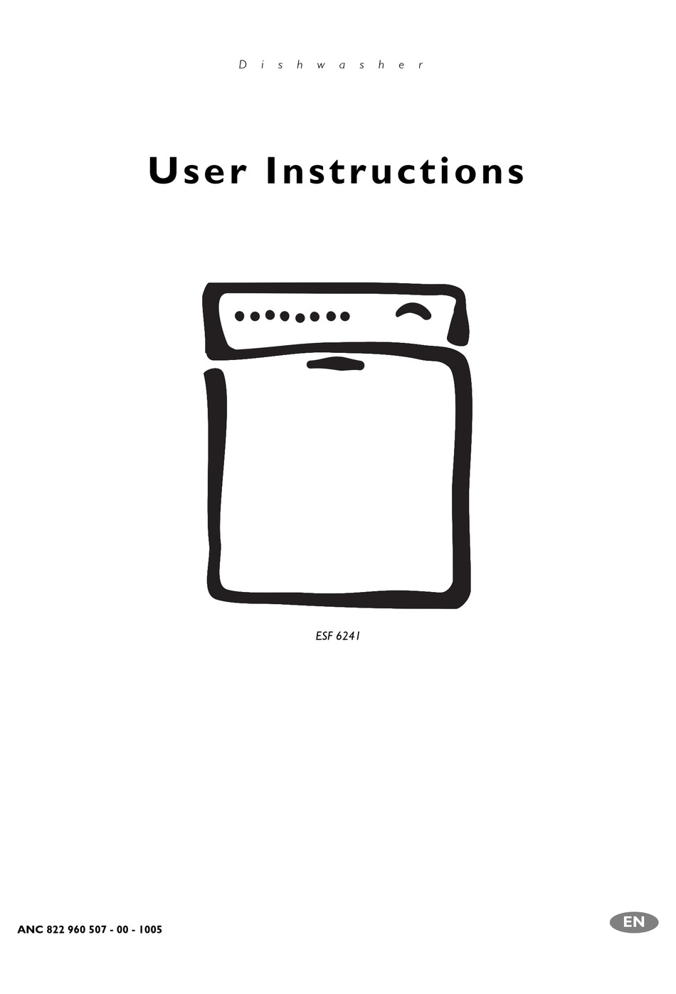 ELECTROLUX ESF 6241 USER INSTRUCTIONS Pdf Download | ManualsLib