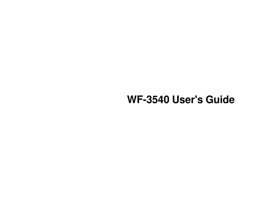 Software Download Mac Epson Wf-3540