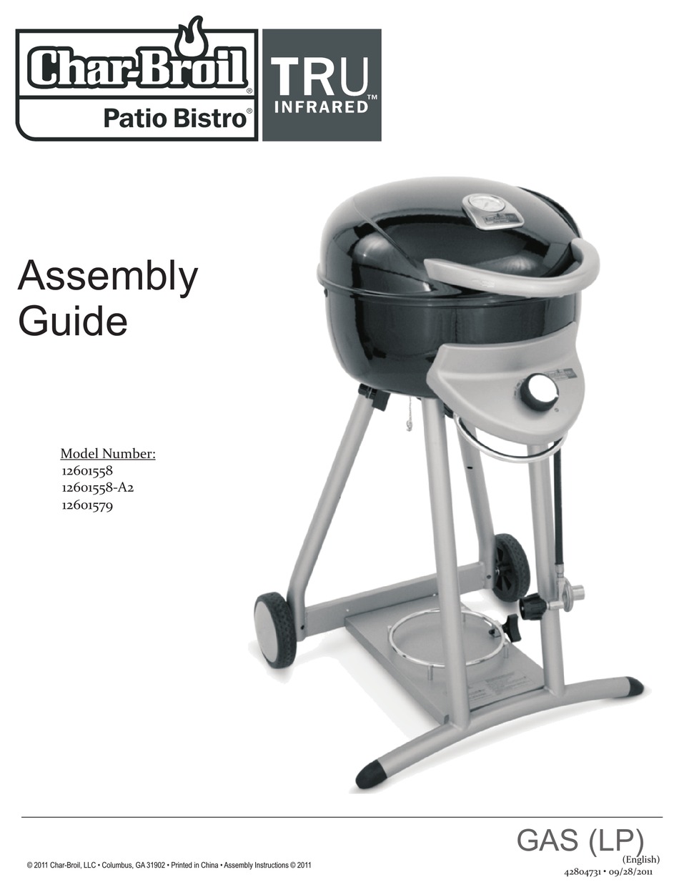 Assembly Guide Tools Required For Assembly Char Broil 12601558