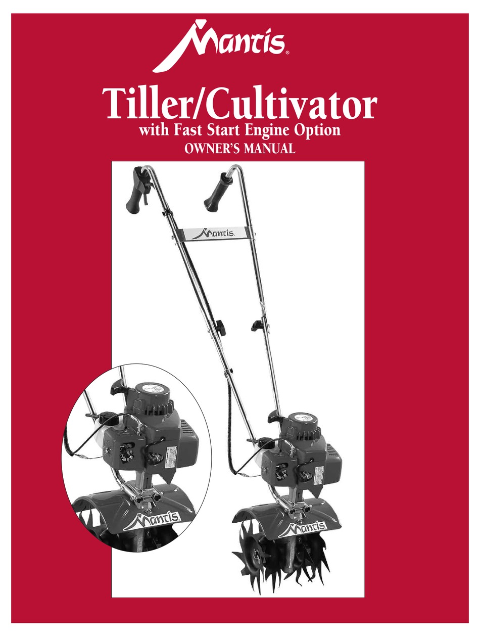 MANTIS TILLER/CULTIVATOR OWNER'S MANUAL Pdf Download ManualsLib