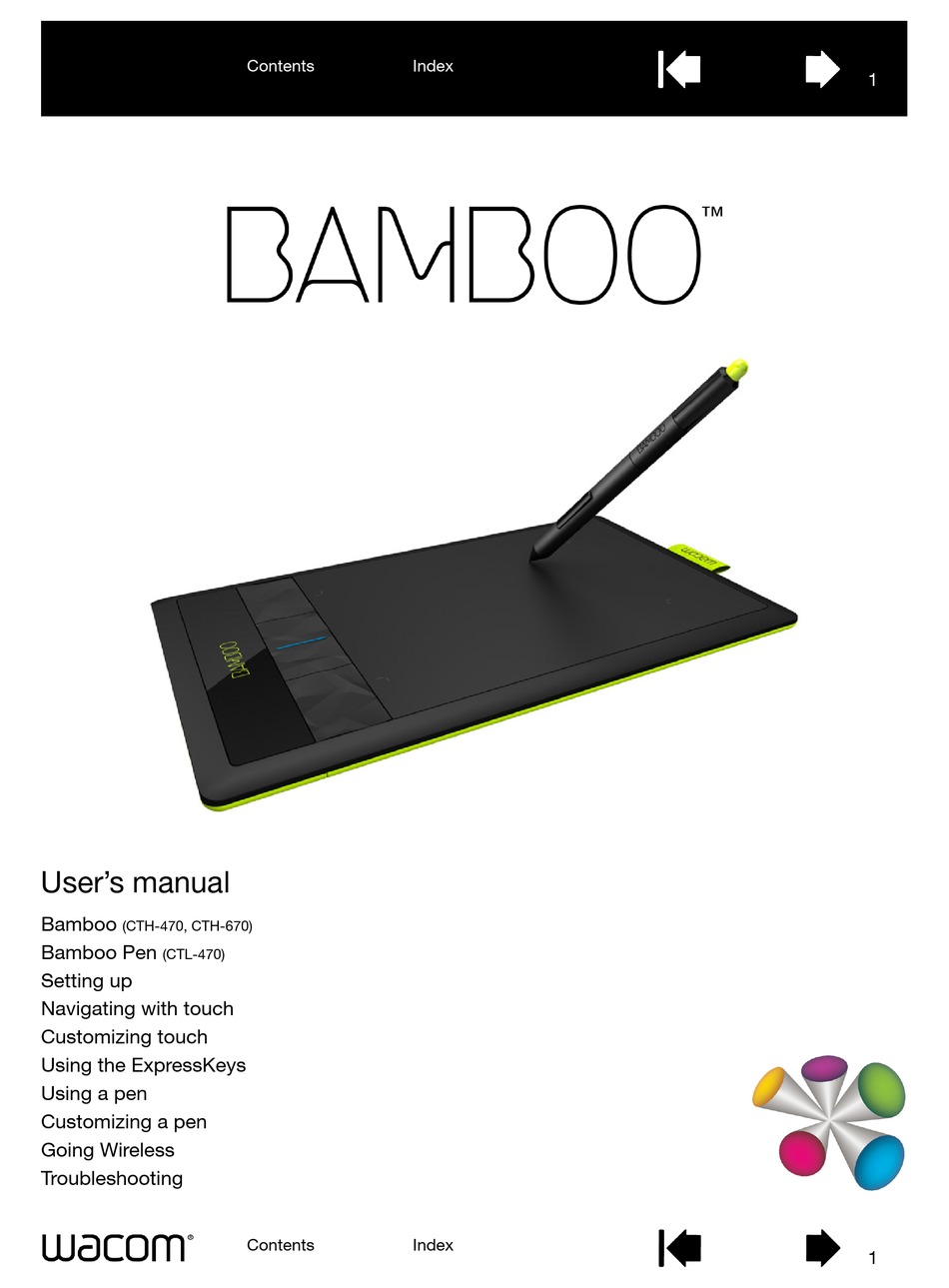 wacom bamboo cth 460 software