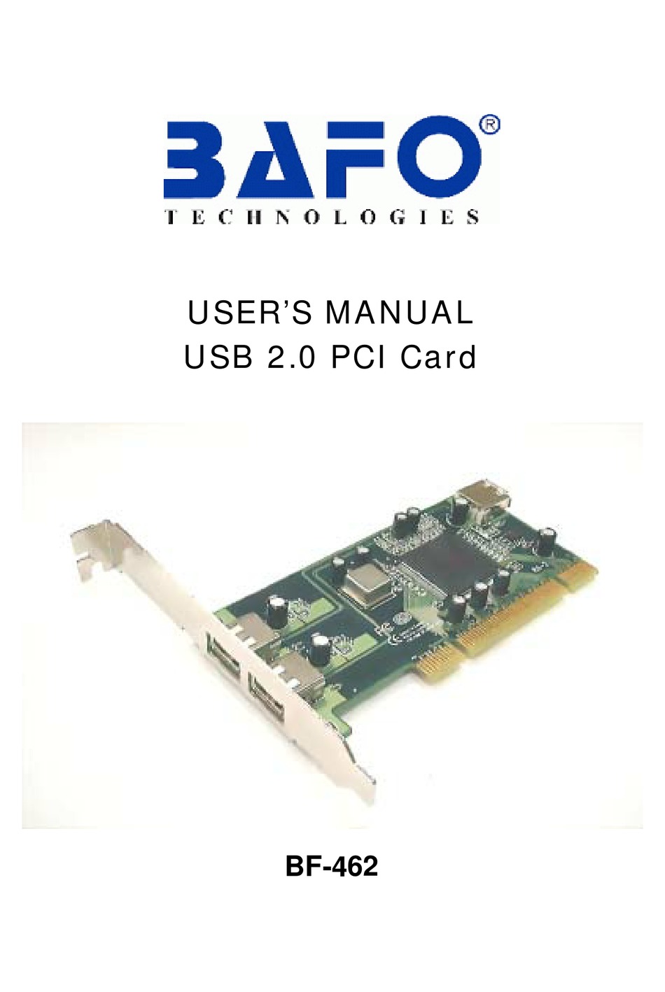 BAFO BF-462 USER MANUAL Pdf Download | ManualsLib