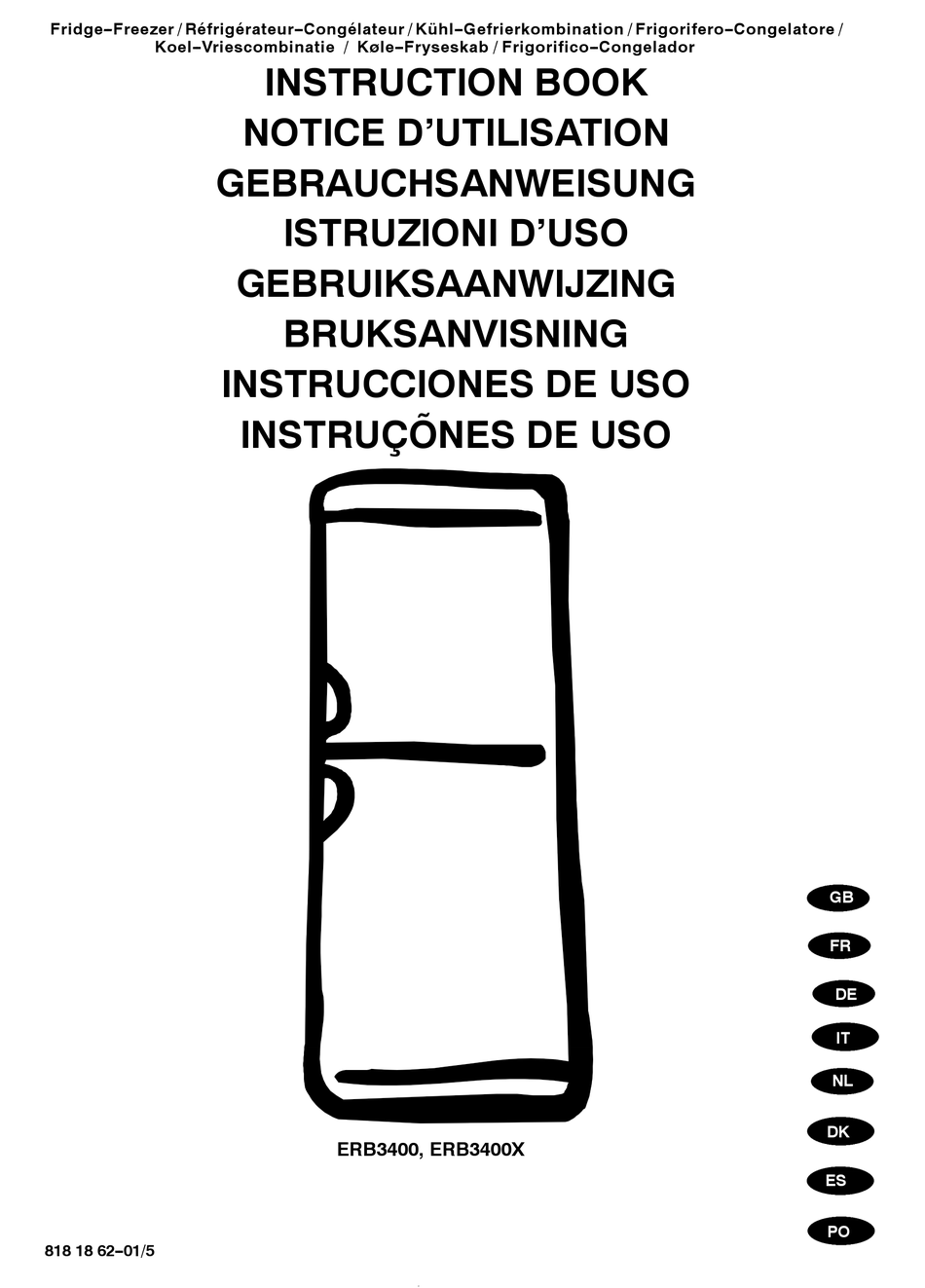 Electrolux Erb3400 Instruction Book Pdf Download Manualslib