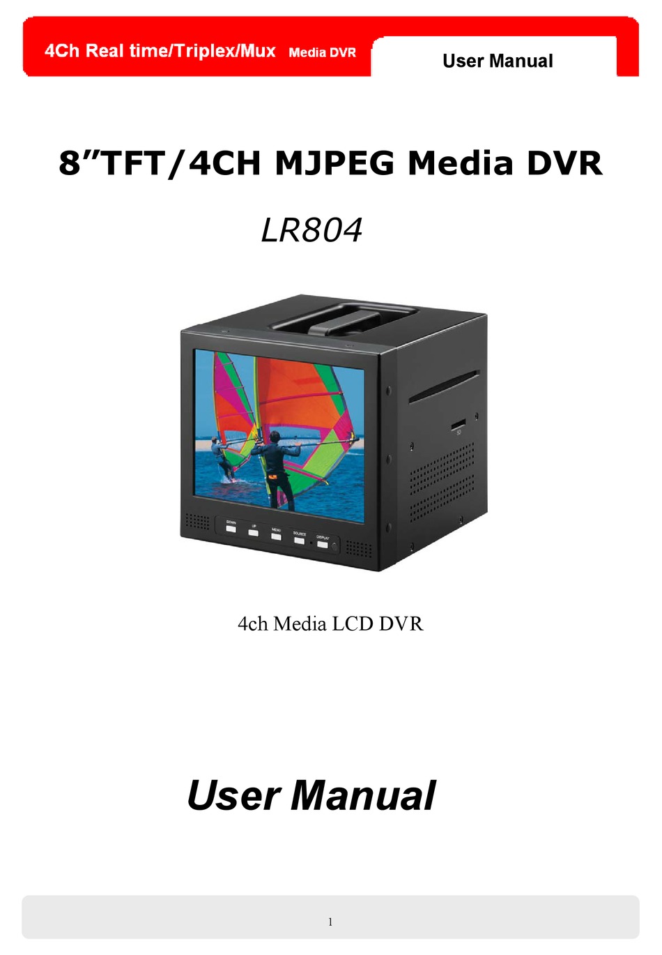 TAIWAN VIDEO SYSTEM LR804 USER MANUAL Pdf Download ManualsLib