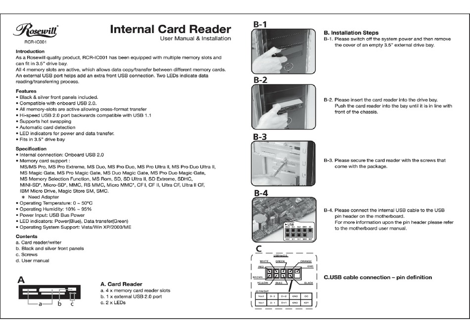 ROSEWILL RCR-IC001 USER MANUAL Pdf Download | ManualsLib