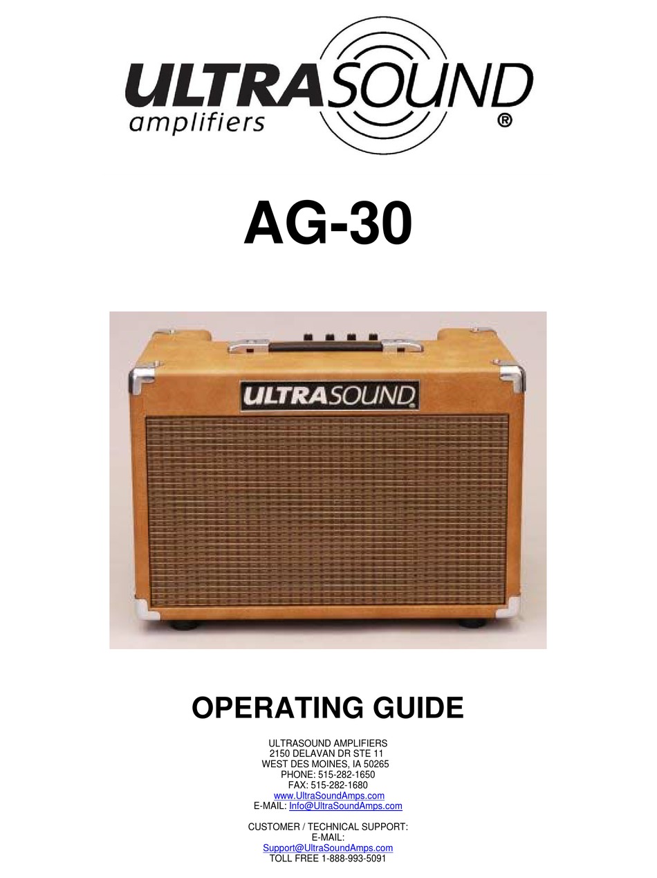 Ultrasound ag30 deals