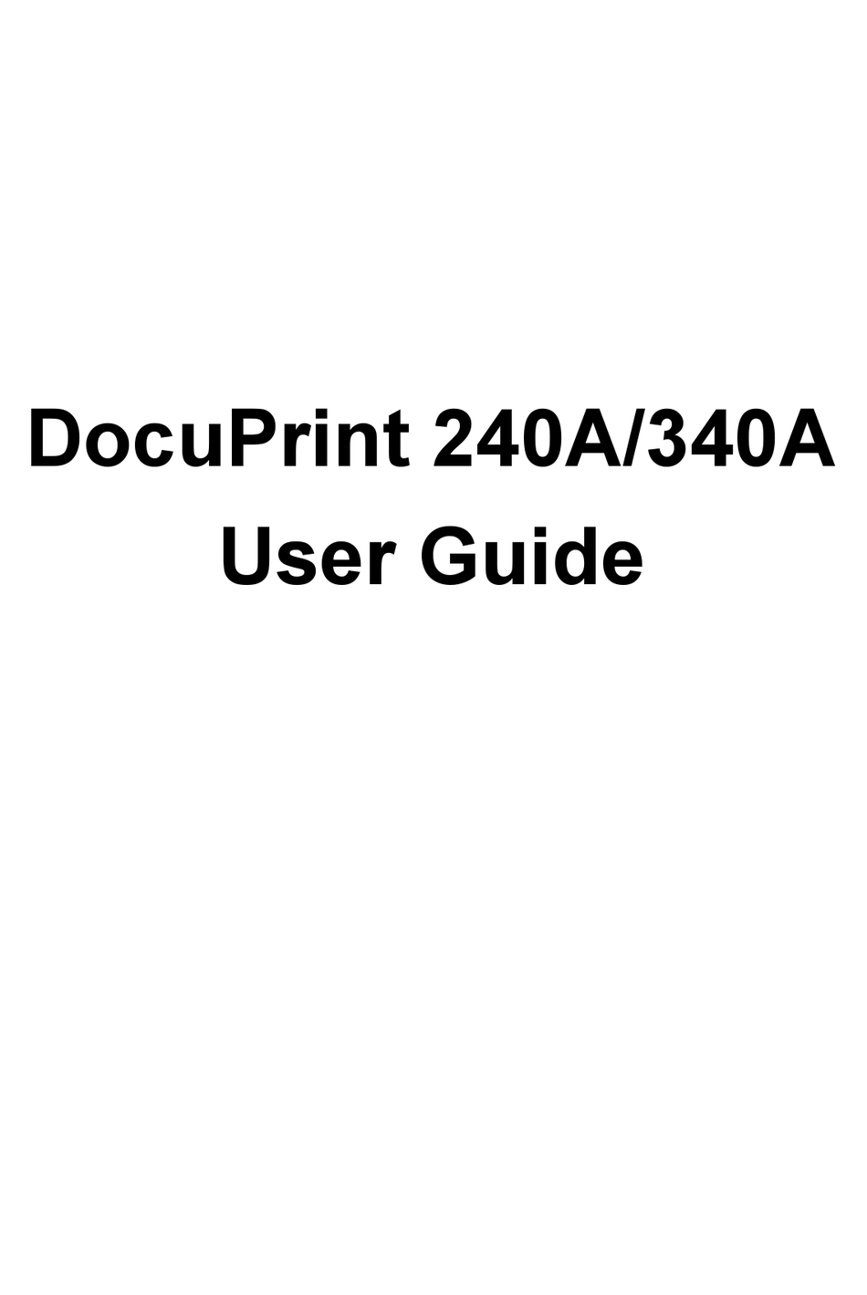 docuprint 240a