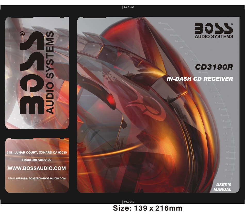 BOSS CD3190R USER MANUAL Pdf Download ManualsLib