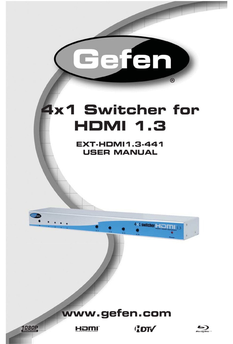 GEFEN EXT-HDMI1.3-441 USER MANUAL Pdf Download | ManualsLib