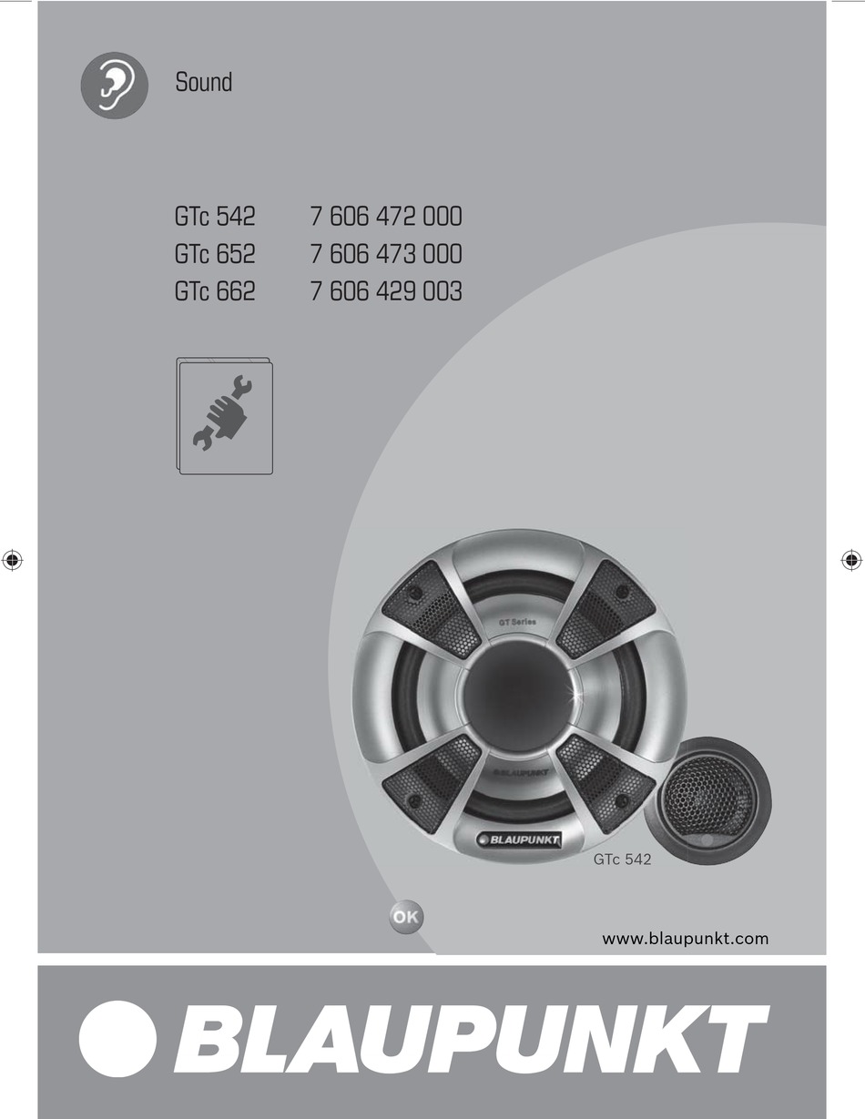 BLAUPUNKT GTC 542 OPERATING AND INSTALLATION MANUAL Pdf Download