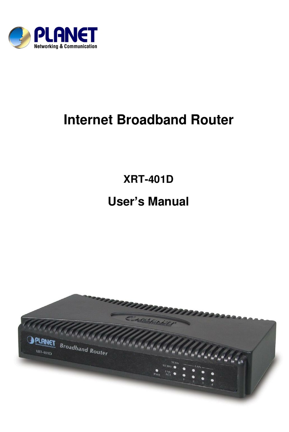 Как настроить роутер planet xrt 401d