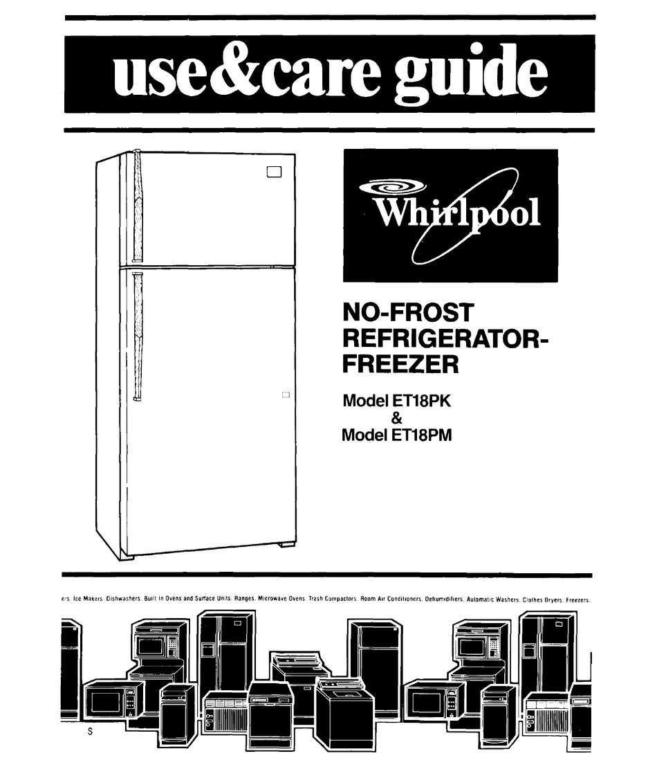 WHIRLPOOL ET18PK USER & CARE MANUAL Pdf Download ManualsLib