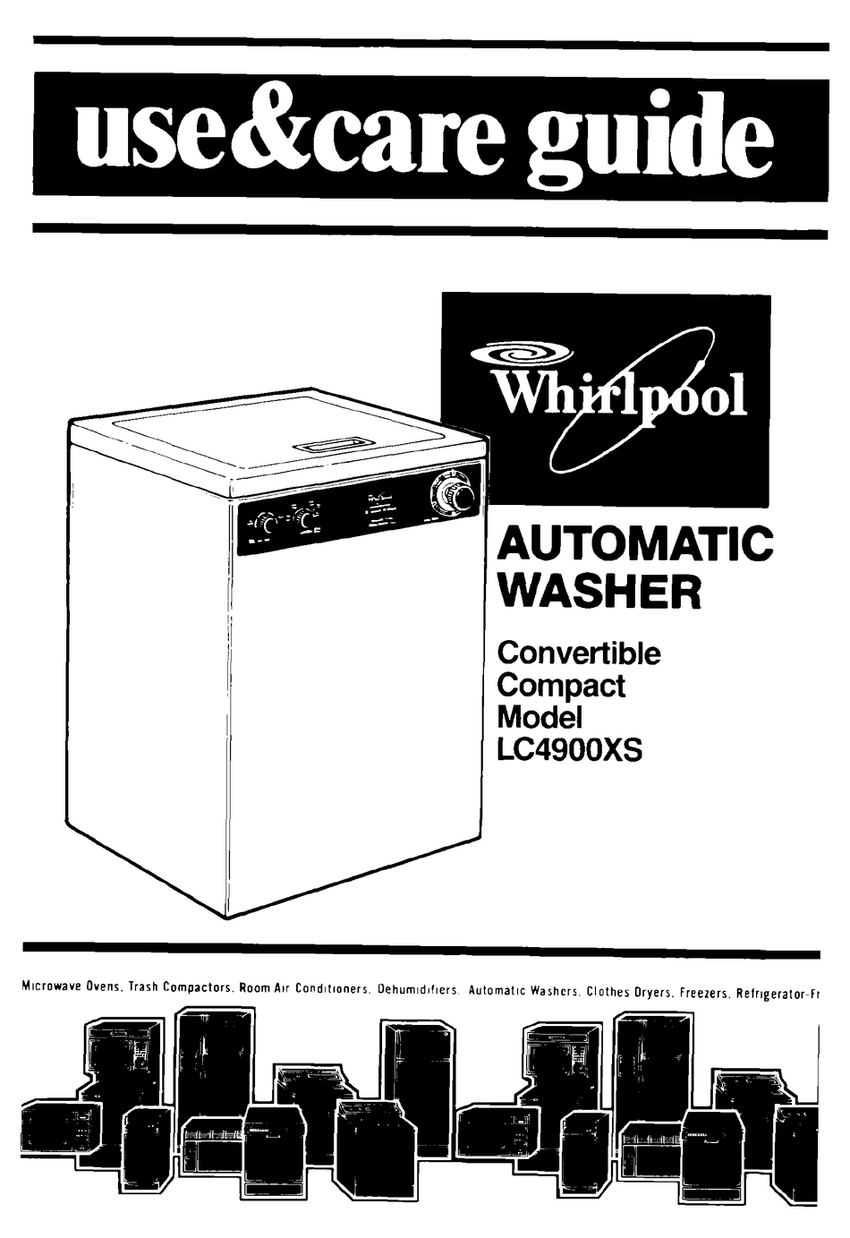 WHIRLPOOL LC4900XS USER AND CARE MANUAL Pdf Download ManualsLib