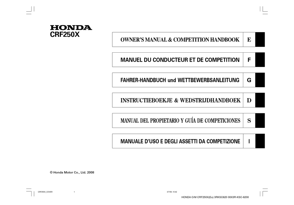honda crf250l maintenance schedule