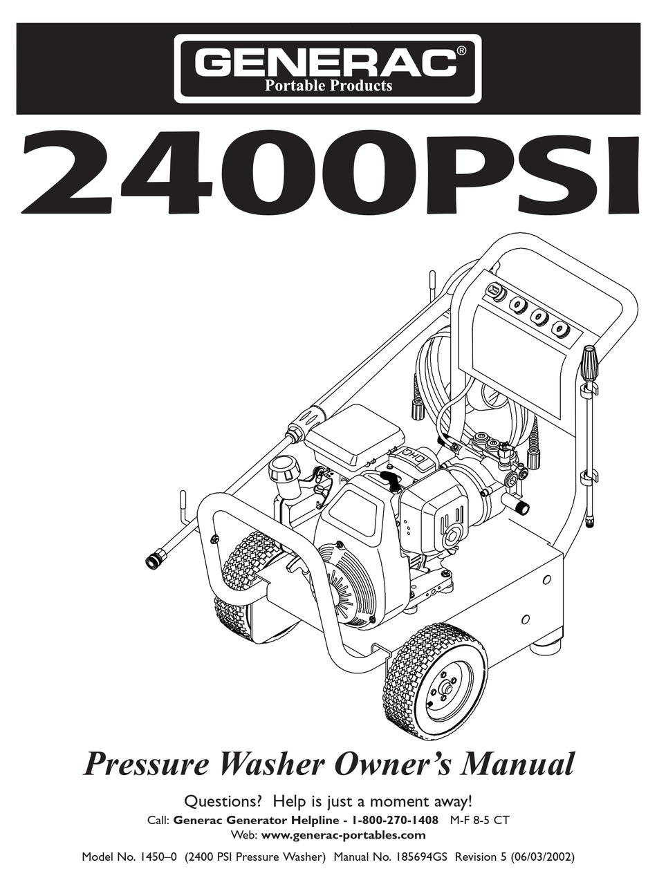 Generac Portable Products Psi Owner S Manual Pdf Download Manualslib