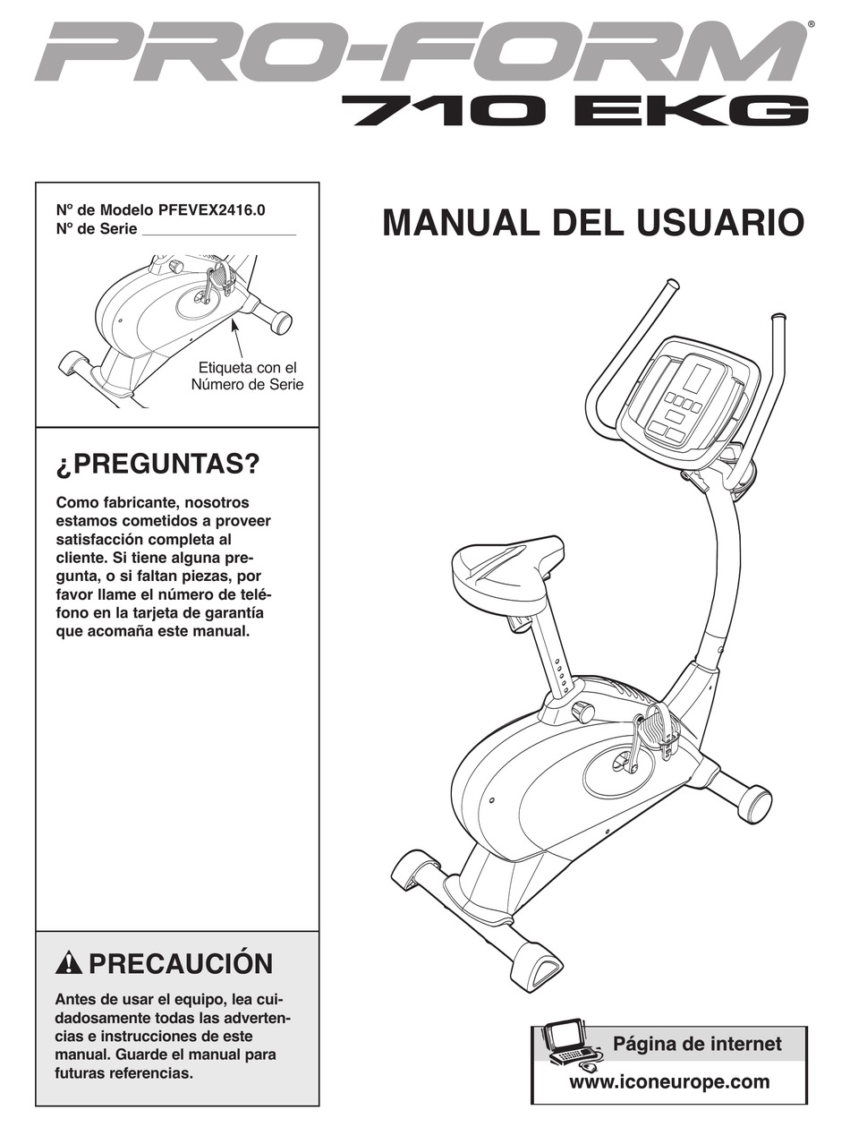 proform 748 ekg exercise bike