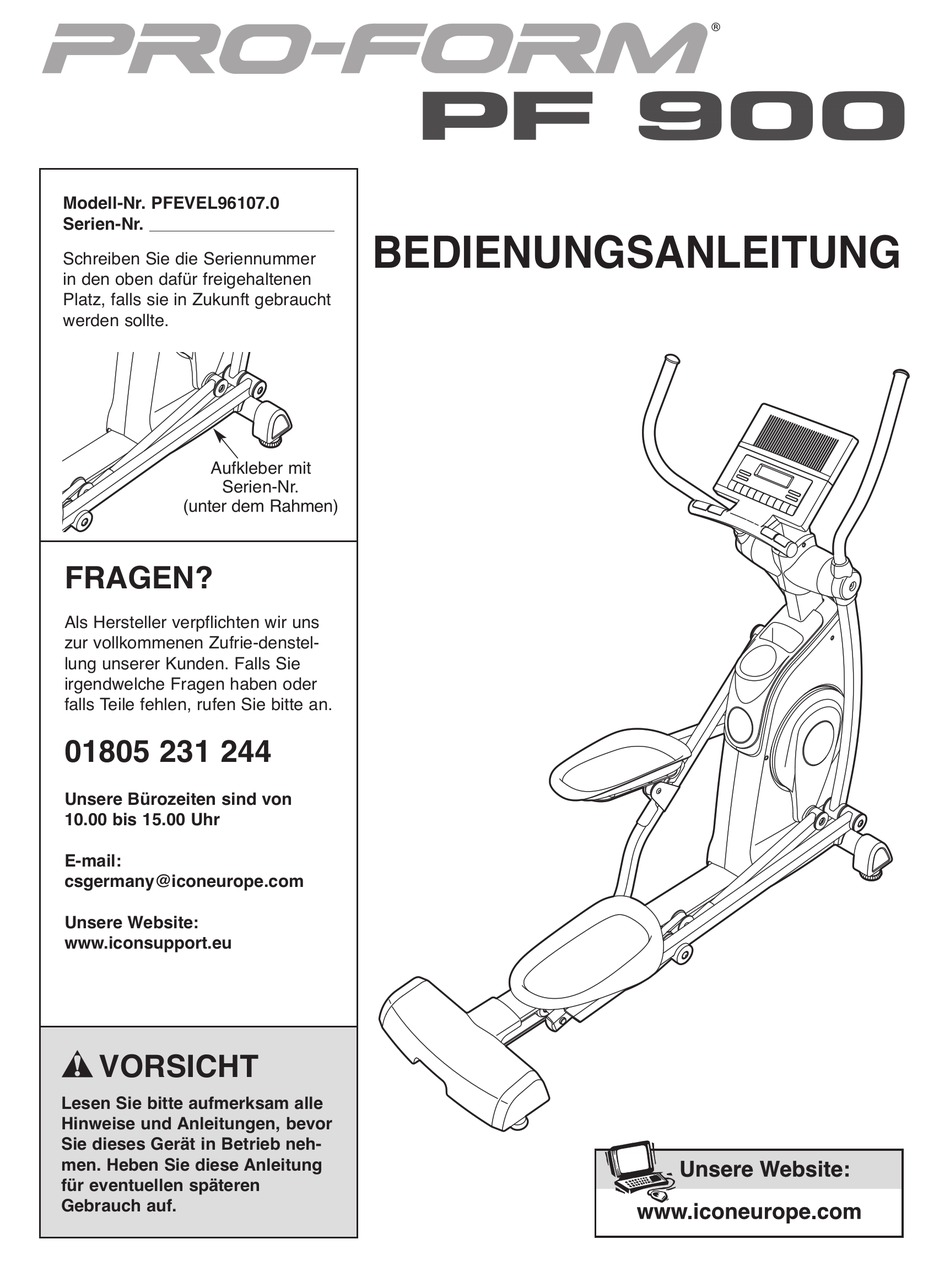 Proform pf900 2024