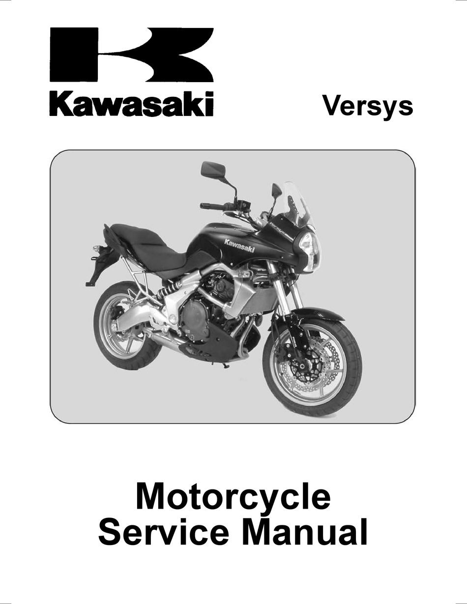 Kawasaki KLE 650 Versys Manual de taller en CD 2007