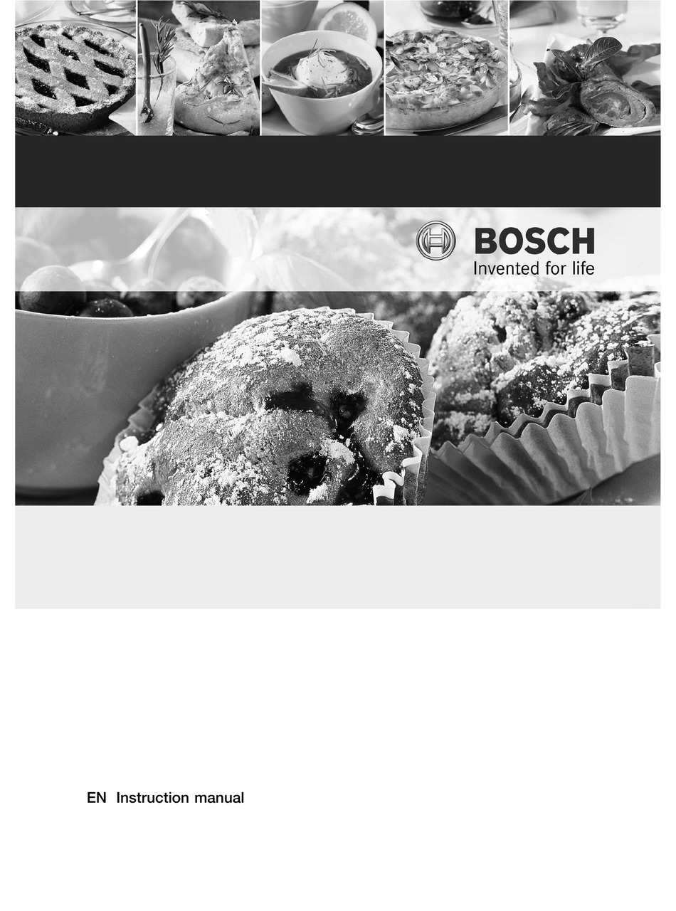 BOSCH OVEN INSTRUCTION MANUAL Pdf Download ManualsLib